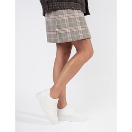 White women's platform sports shoes 2 White women's platform sports shoes 2