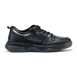 Black men's sports shoes 1