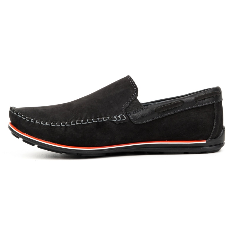 KOMODO Men's Leather Loafers 920K Black Nubuck 1 KOMODO Men's Leather Loafers 920K Black Nubuck 1