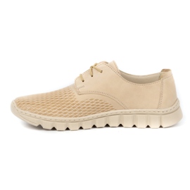 WASAK Women's leather half-boots 0682W cream beige 1