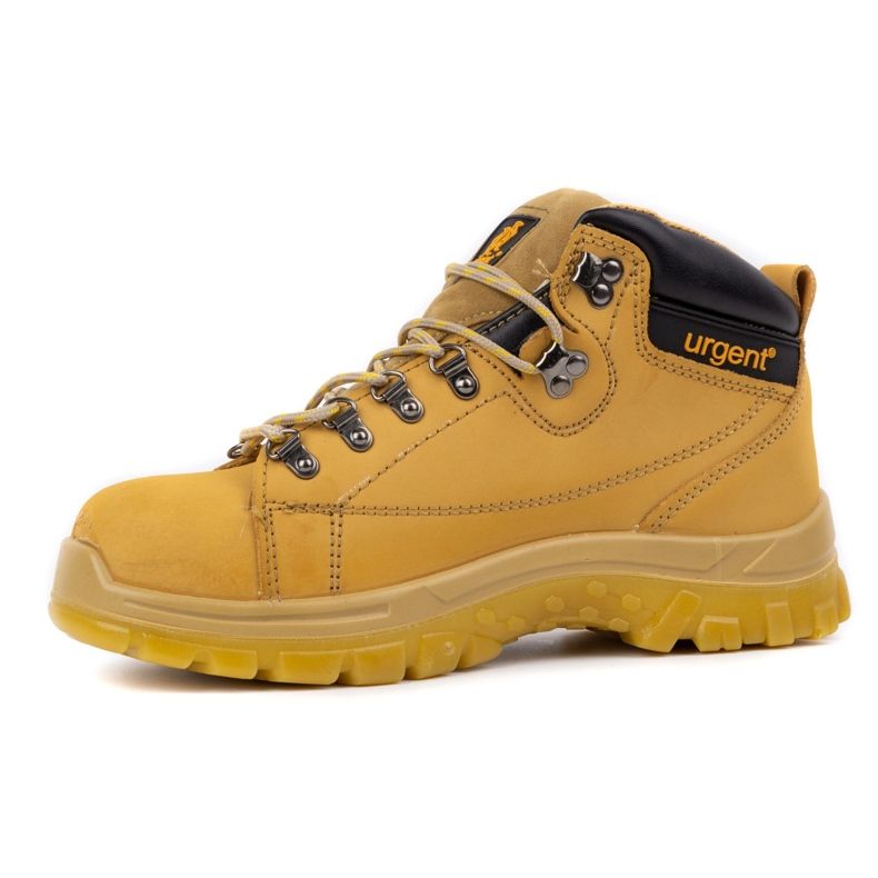 URGENT 114/S1 yellow men's work shoes with toe cap 2 URGENT 114/S1 yellow men's work shoes with toe cap 2