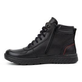Olivier Men's winter boots leather ankle boots 950MP black 1 Olivier Men's winter boots leather ankle boots 950MP black 1