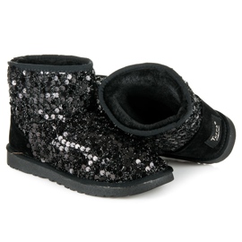 Torna Mukluki with sequins black 1