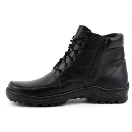 WASAK Men's shoes insulated ankle boots leather Polish 0151W black 1