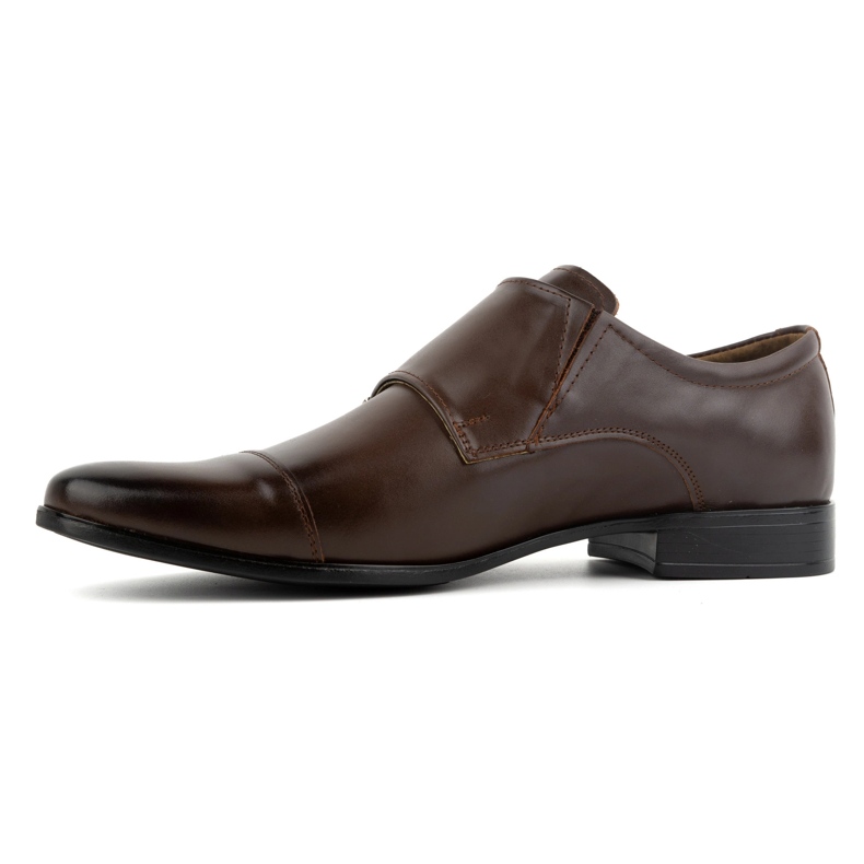 Olivier Monki 306LU dark brown leather dress shoes 1
