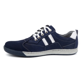 Navy Blue Men's Sneakers 28KAM KAMPOL 1