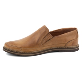 Olivier Men's leather shoes 612 ginger orange 1