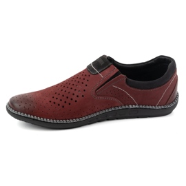 Joker Men's shoes leather moccasins 937L burgundy red 1 Joker Men's shoes leather moccasins 937L burgundy red 1