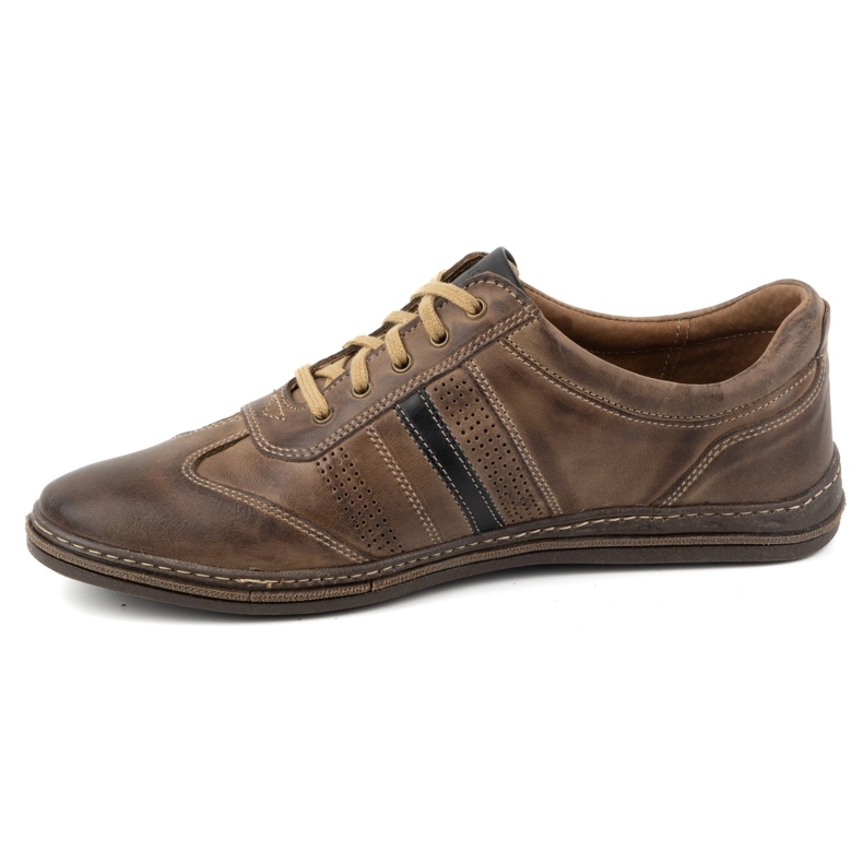 JOKER 521 brown men's leather lace-up shoes 1 JOKER 521 brown men's leather lace-up shoes 1