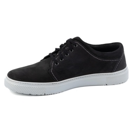 Joker Men's casual leather shoes 894J black gray 1
