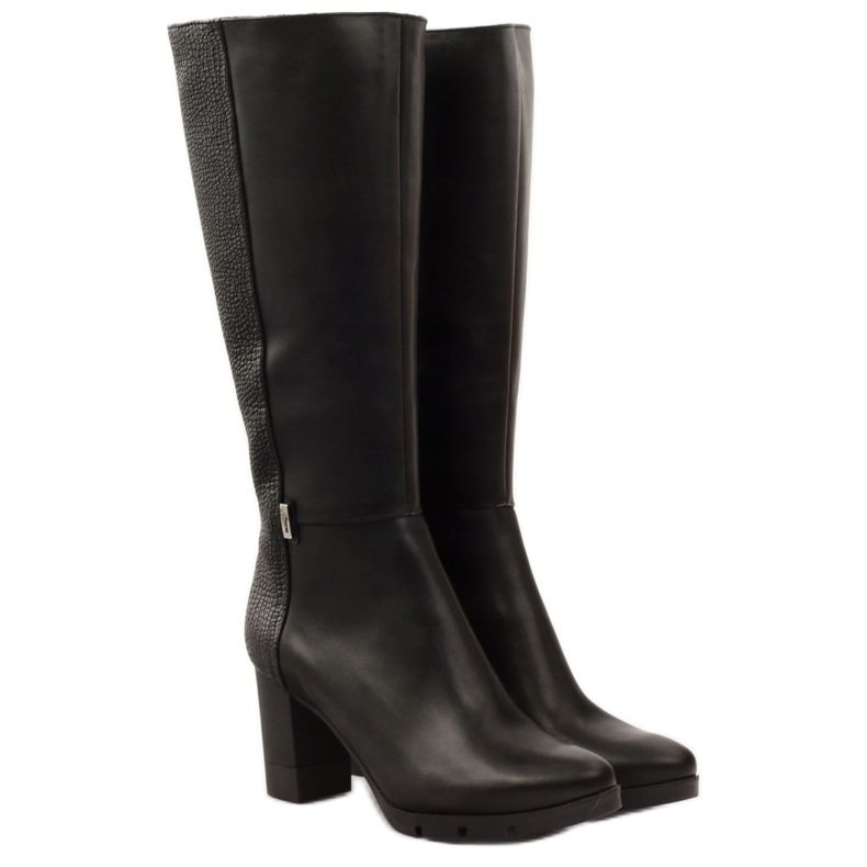 Black boots chic Marco 737 4 Black boots chic Marco 737 4