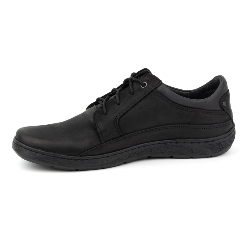 Olivier Men's lace-up leather shoes 077KZ black 1 Olivier Men's lace-up leather shoes 077KZ black 1