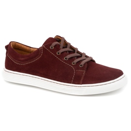 Olivier Men's casual leather shoes 946MA burgundy red 1 Olivier Men's casual leather shoes 946MA burgundy red 1