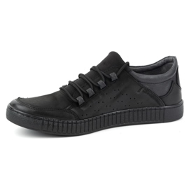 Olivier Men's Lace-Up Leather Shoes 287KZ Black 1