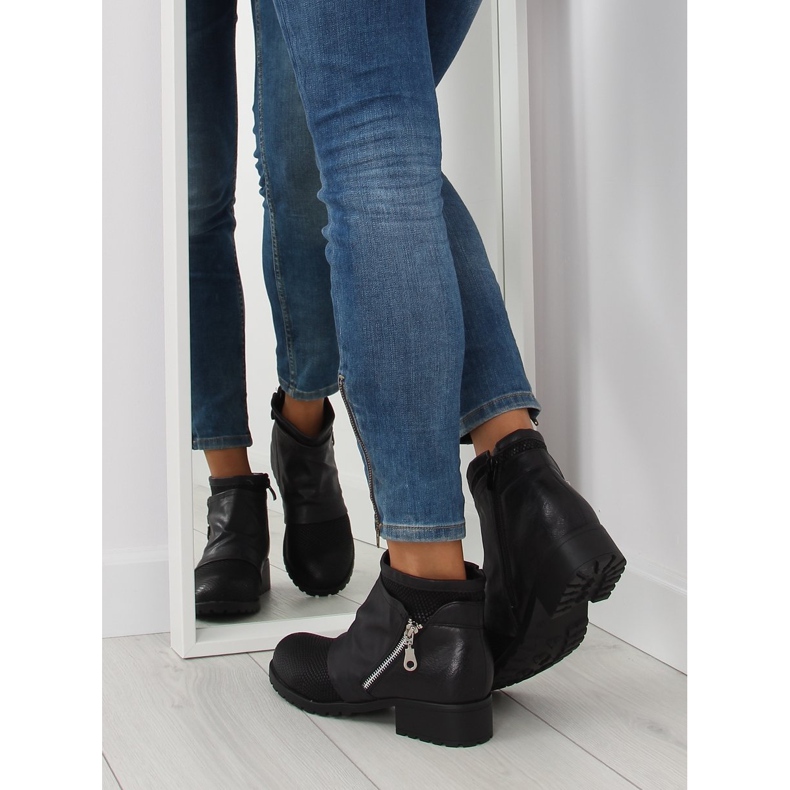 Black military boots 669 black 1