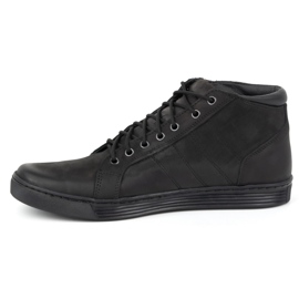 Olivier Men's Lace-Up Leather Ankle Boots 311KZ Black 1 Olivier Men's Lace-Up Leather Ankle Boots 311KZ Black 1
