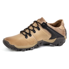 Olivier Men's trekking shoes 116 light brown beige 1