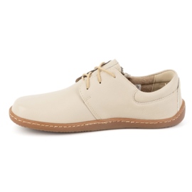 Olivier Women's minimalist leather shoes barefoot 1244 beige 2