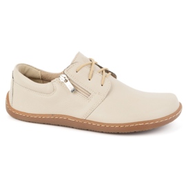 Olivier Women's minimalist leather shoes barefoot 1244 beige 3