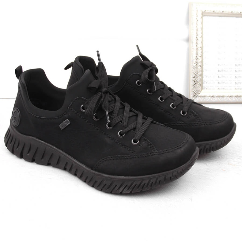 Rieker M5352-00 Waterproof Comfortable Women's Slip-On Black 1 Rieker M5352-00 Waterproof Comfortable Women's Slip-On Black 1