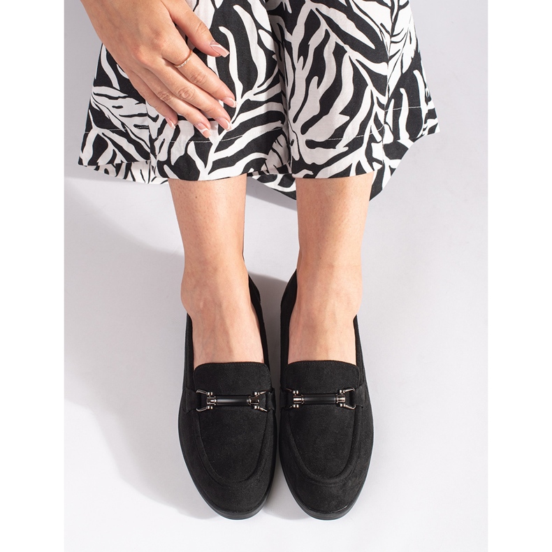 Goodin Classic black suede loafers 2