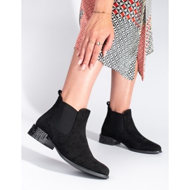 Black Chelsea boots with decorative heel Sergio Leone 2