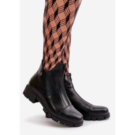 Insulated Women's Ankle Boots Made of Eco Leather Black Verietta 1