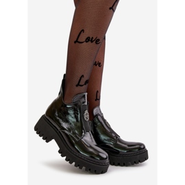 Zazoo 60451 Women's Leather Ankle Boots With Decoration Patent Black 1 Zazoo 60451 Women's Leather Ankle Boots With Decoration Patent Black 1