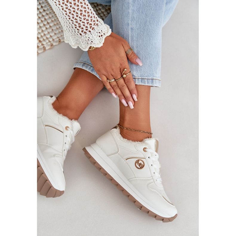 Women's Sports Shoes Fur Lined Platform White Lerisas 2