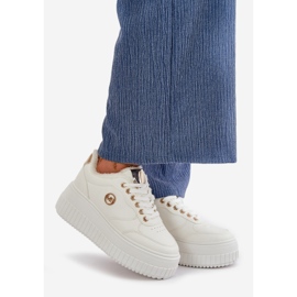 Sneakers Sports Shoes Women Insulated On A Massive Sole White Ardiela 1 Sneakers Sports Shoes Women Insulated On A Massive Sole White Ardiela 1