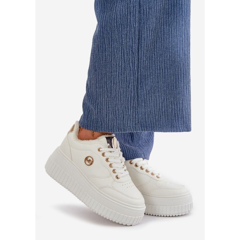 Sneakers Sports Shoes Women Insulated On A Massive Sole White Ardiela 1 Sneakers Sports Shoes Women Insulated On A Massive Sole White Ardiela 1