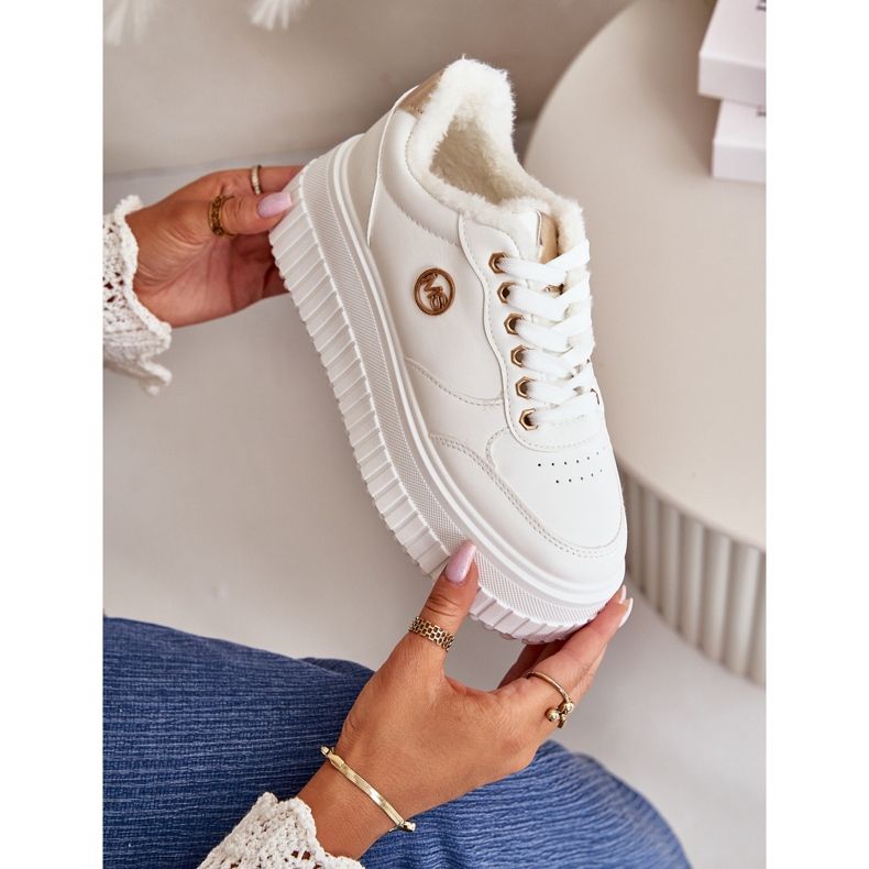 Sneakers Sports Shoes Women Insulated On A Massive Sole White Ardiela 2 Sneakers Sports Shoes Women Insulated On A Massive Sole White Ardiela 2