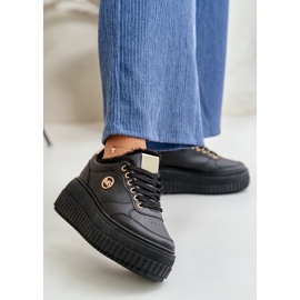 Sneakers Sports Shoes Women Insulated On A Massive Sole Black Ardiela 2 Sneakers Sports Shoes Women Insulated On A Massive Sole Black Ardiela 2