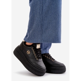 Sneakers Sports Shoes Women Insulated On A Massive Sole Black Ardiela 1 Sneakers Sports Shoes Women Insulated On A Massive Sole Black Ardiela 1