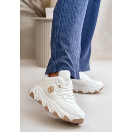 Women's Sports Shoes Lace-up Insulated On Platform White Verioras 2