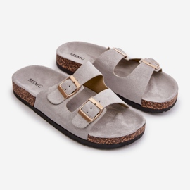 Women's Cortina Gray Slip-On Sandals grey 1