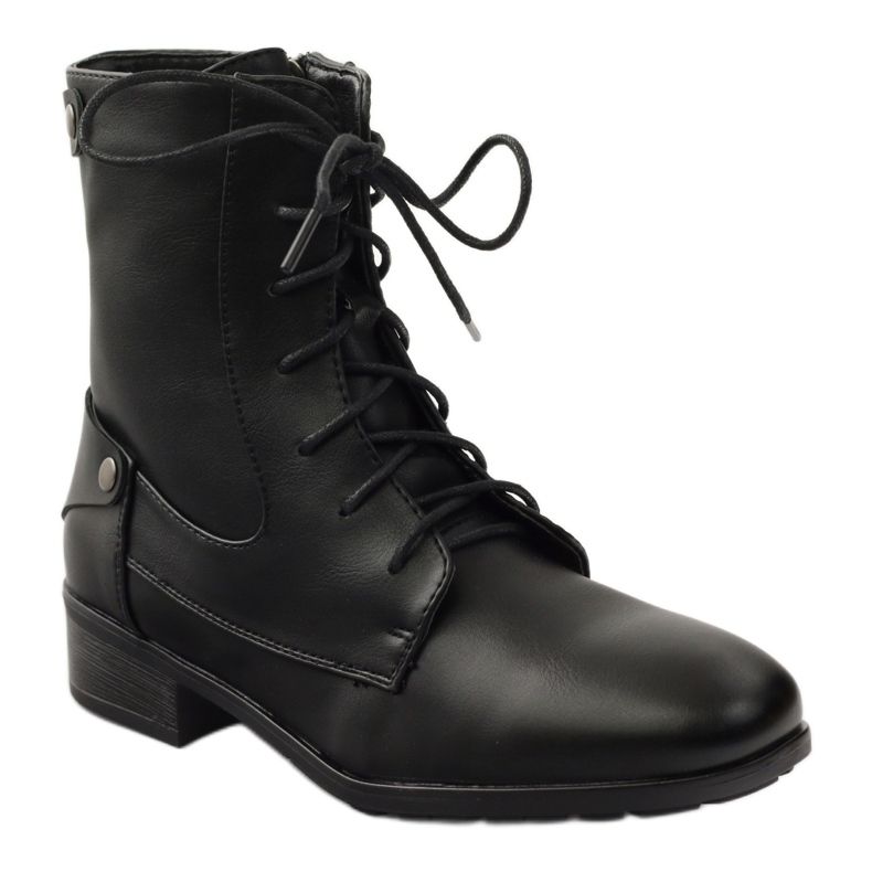 Workers Booties On The Filippo Zipper black 1
