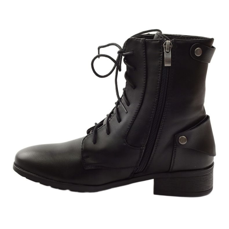 Workers Booties On The Filippo Zipper black 2