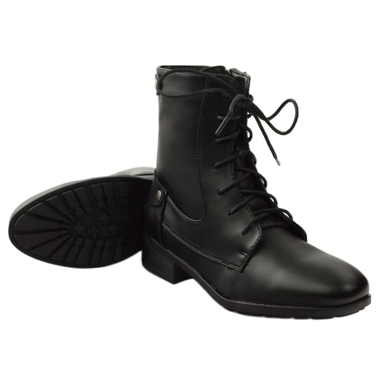 Workers Booties On The Filippo Zipper black 3