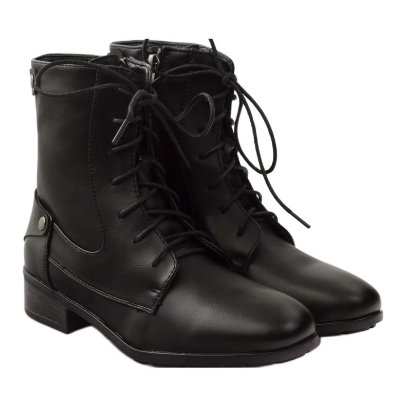 Workers Booties On The Filippo Zipper black 4