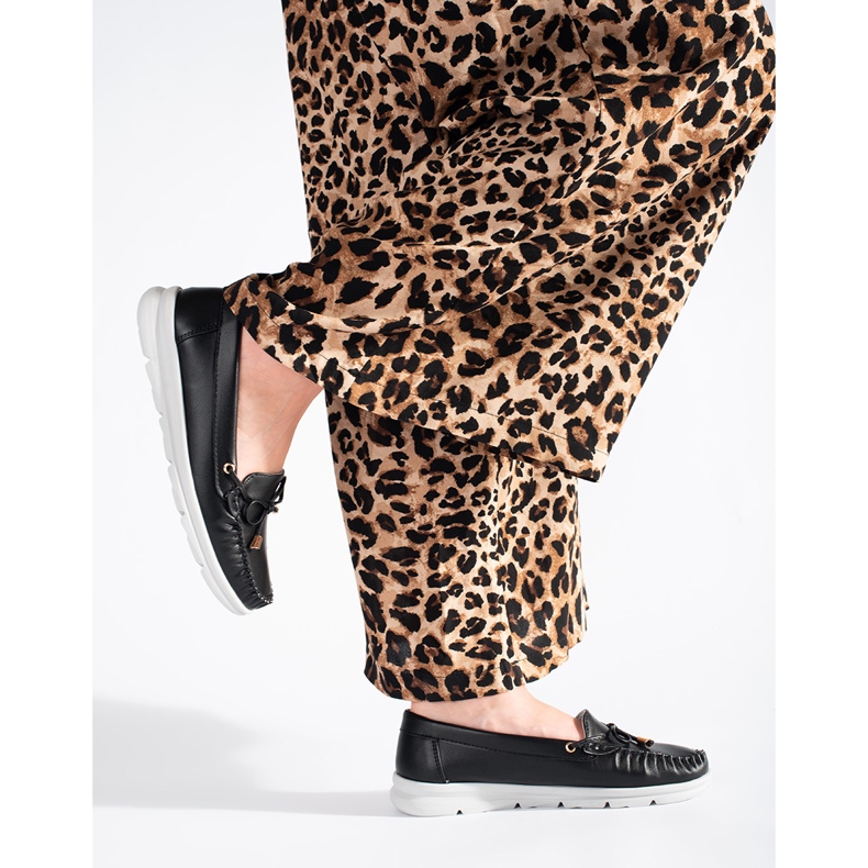 Black platform loafers 2