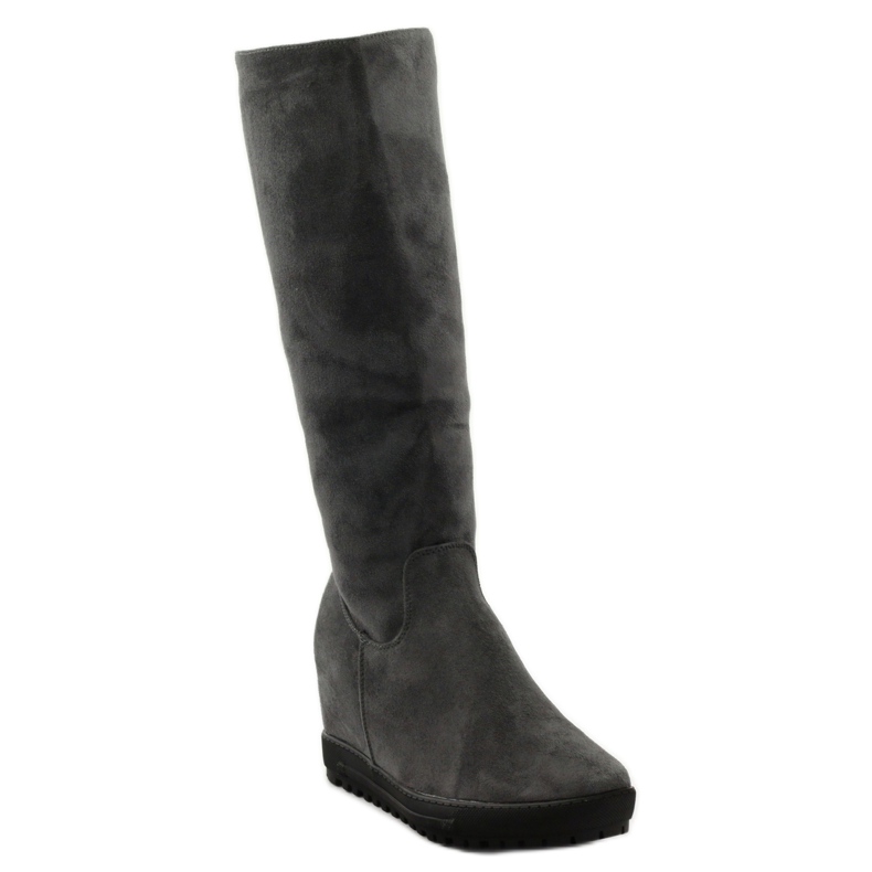 Gray Filippo 318 wedge boots grey 1