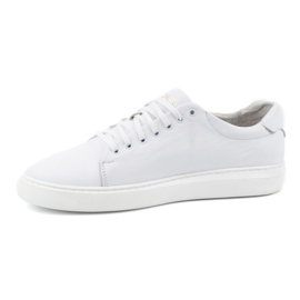 Men's leather sneakers POLBUT 2127 white 1