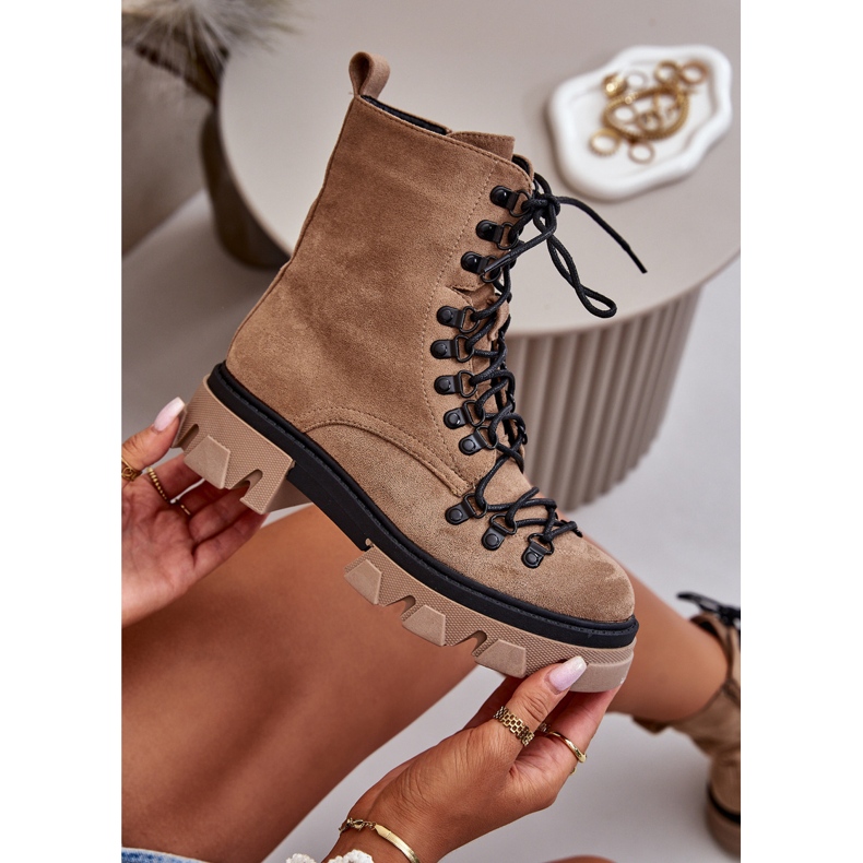 Warm Suede Boots Tied Brown Pierro 2 Warm Suede Boots Tied Brown Pierro 2