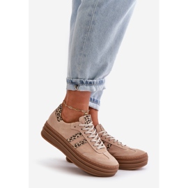 Zazoo N1068S4 Women's Suede Sneakers On The Platform Leopard Pink 1 Zazoo N1068S4 Women's Suede Sneakers On The Platform Leopard Pink 1