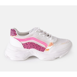 Mufeeda white holographic sneakers 1