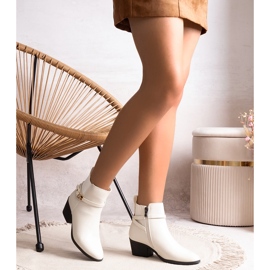 Beige ankle boots with heel Ibdisa 1