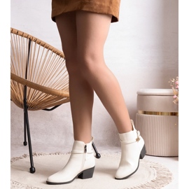 Beige ankle boots with heel Ibdisa 2