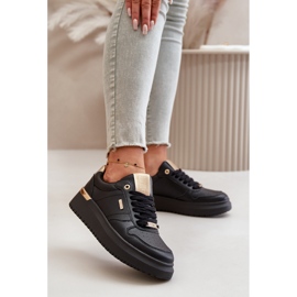 Women's Sneakers On The Platform Big Star OO274758 HI-POLY System Black 2
