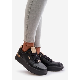 Women's Sneakers On The Platform Big Star OO274758 HI-POLY System Black 1